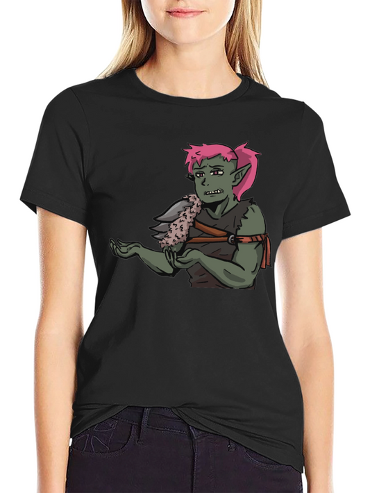 T-Shirt Featuring Green Character Graphic
