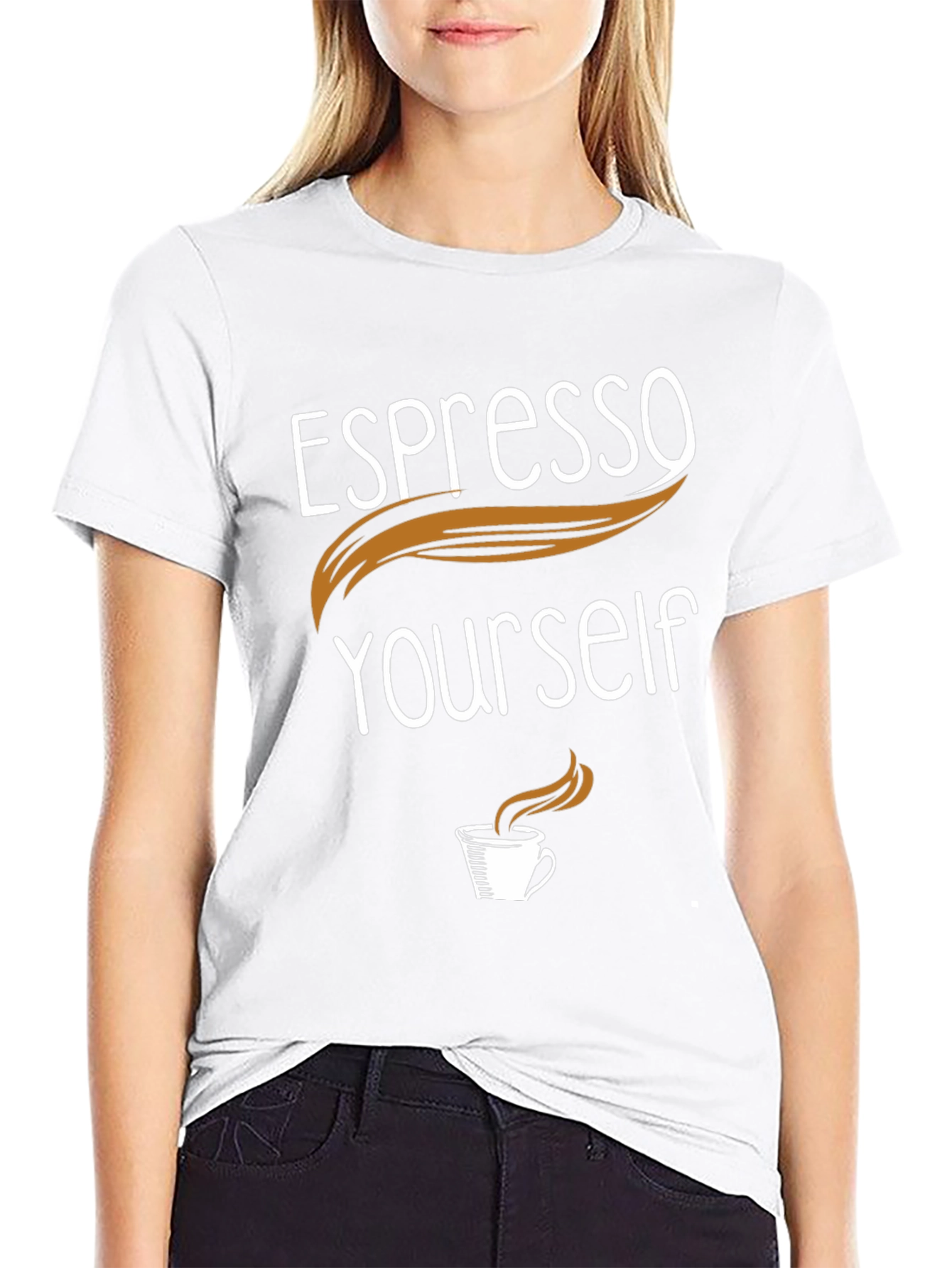 Espresso Yourself Graphic Tee - Coffee Lovers Shirt