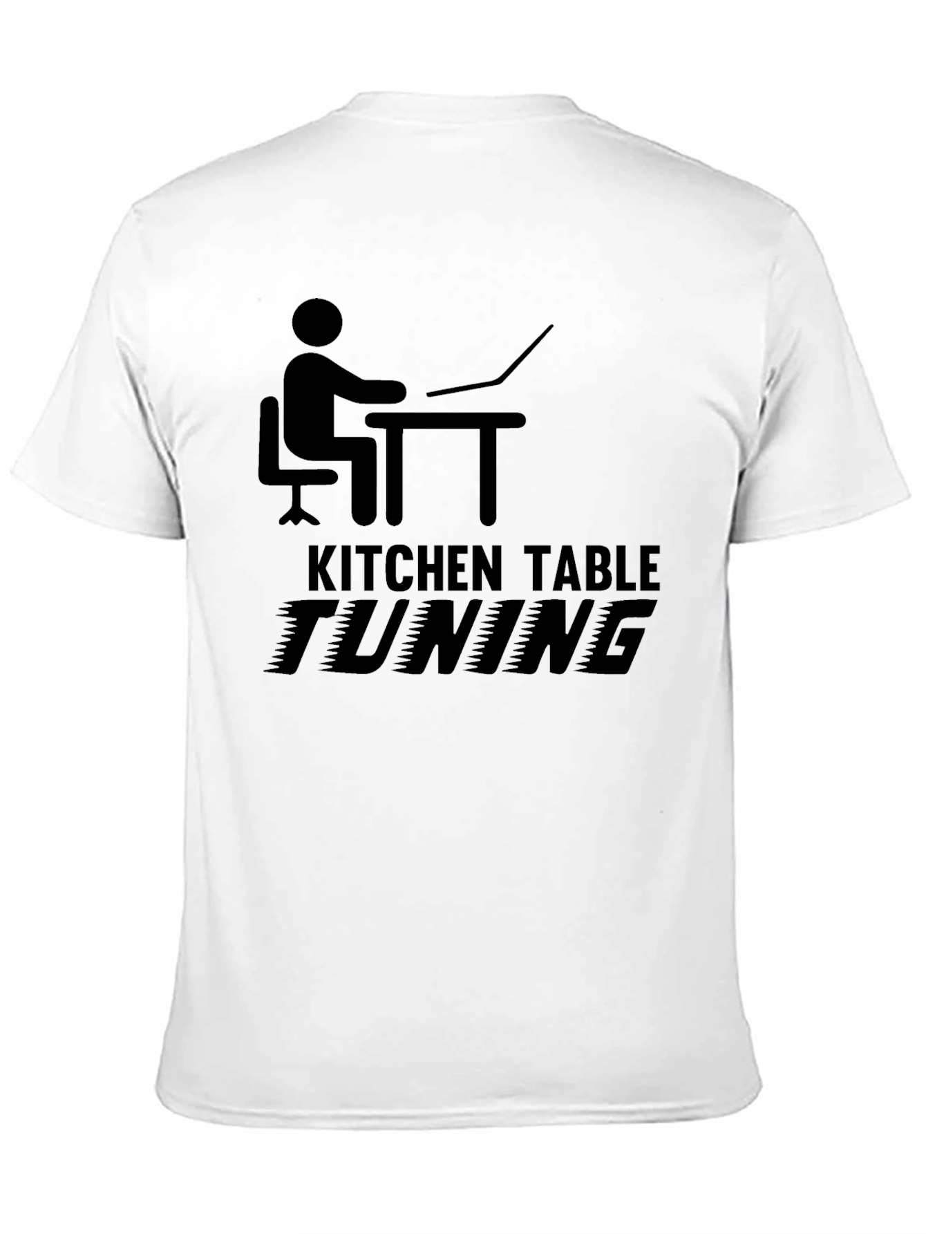 Kitchen Table Tuning Black Graphic T-Shirt