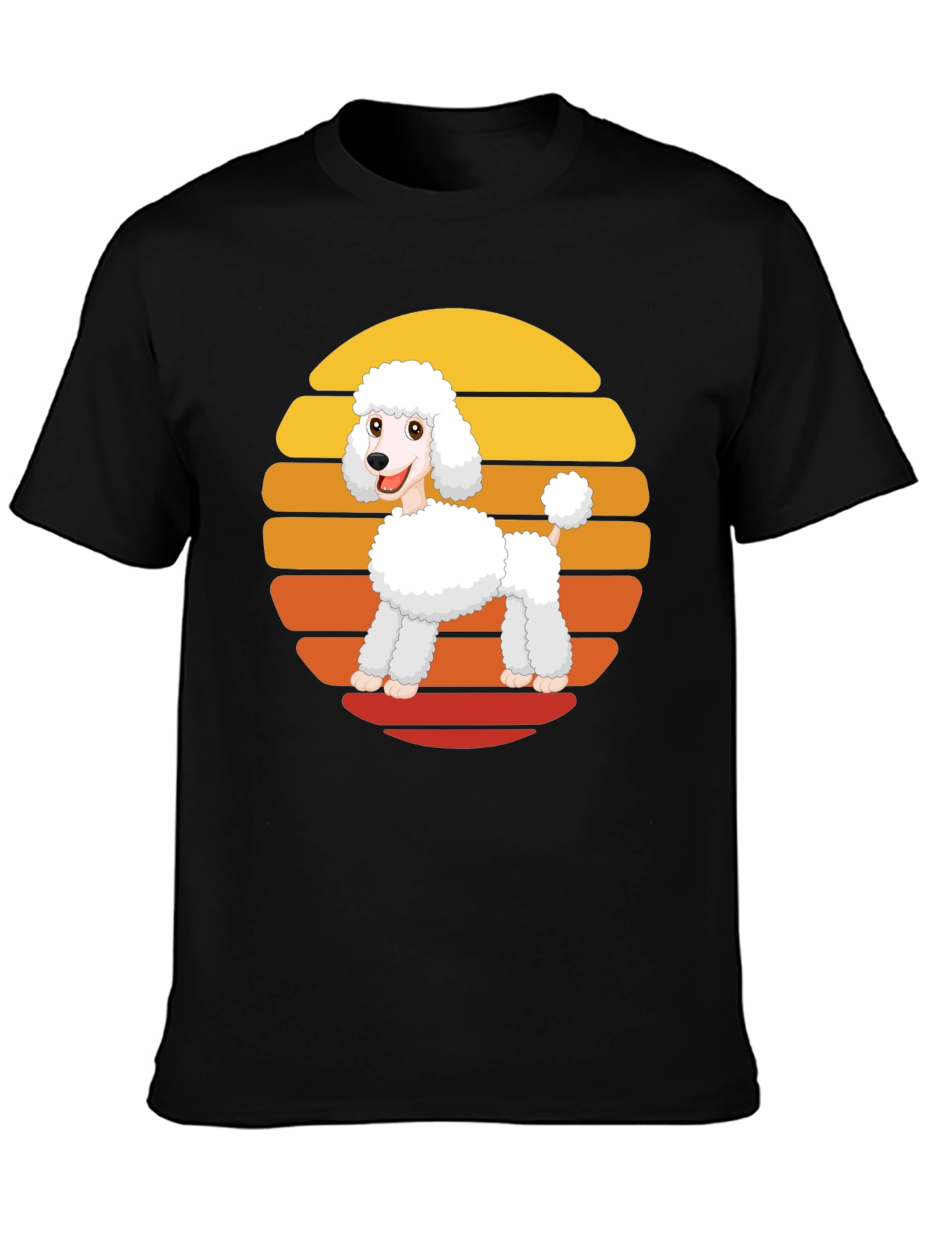 Poodle Sunset Graphic Tee