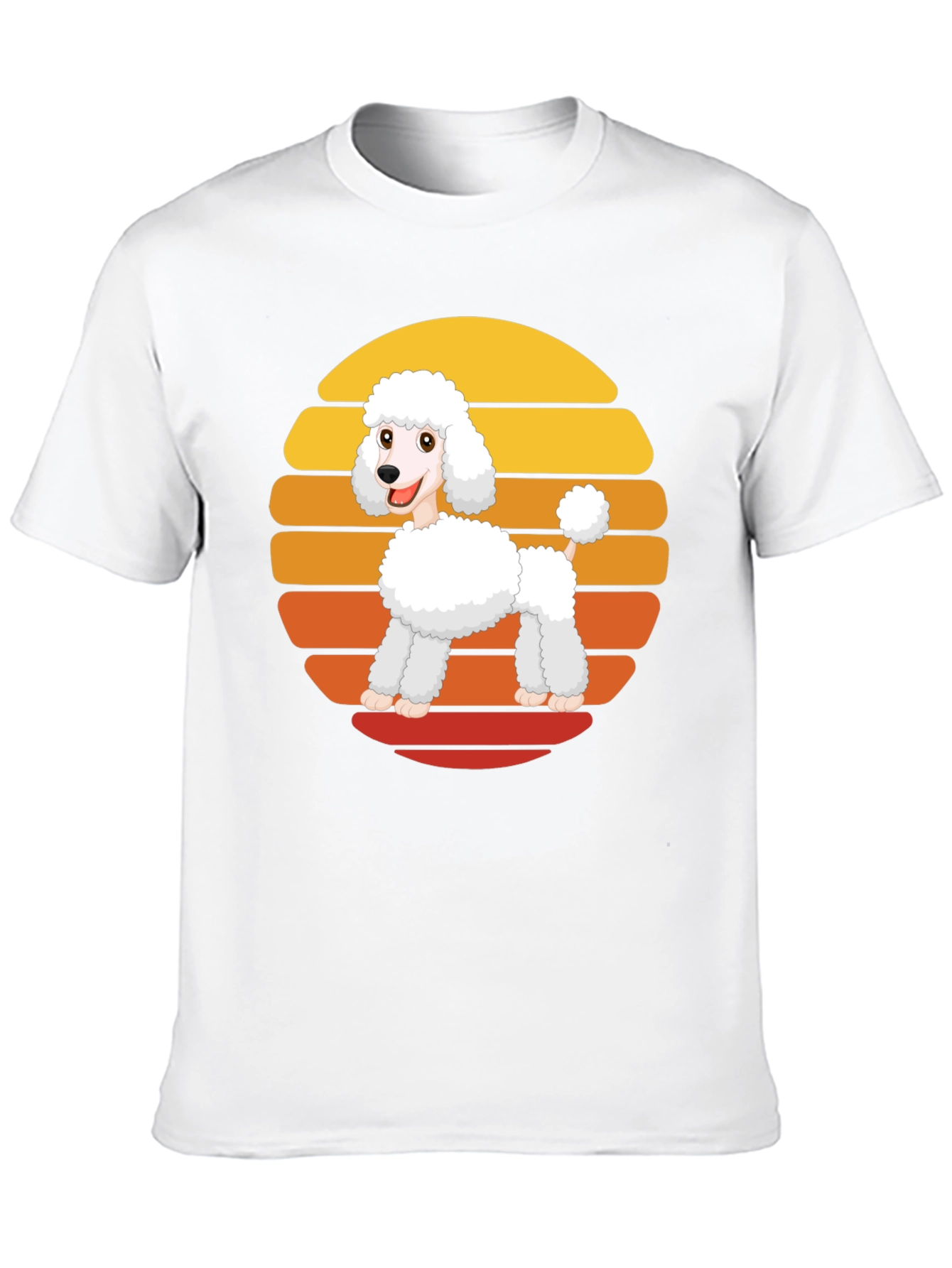 Poodle Sunset Graphic Tee