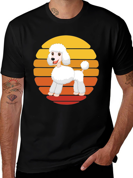 Poodle Sunset Graphic Tee