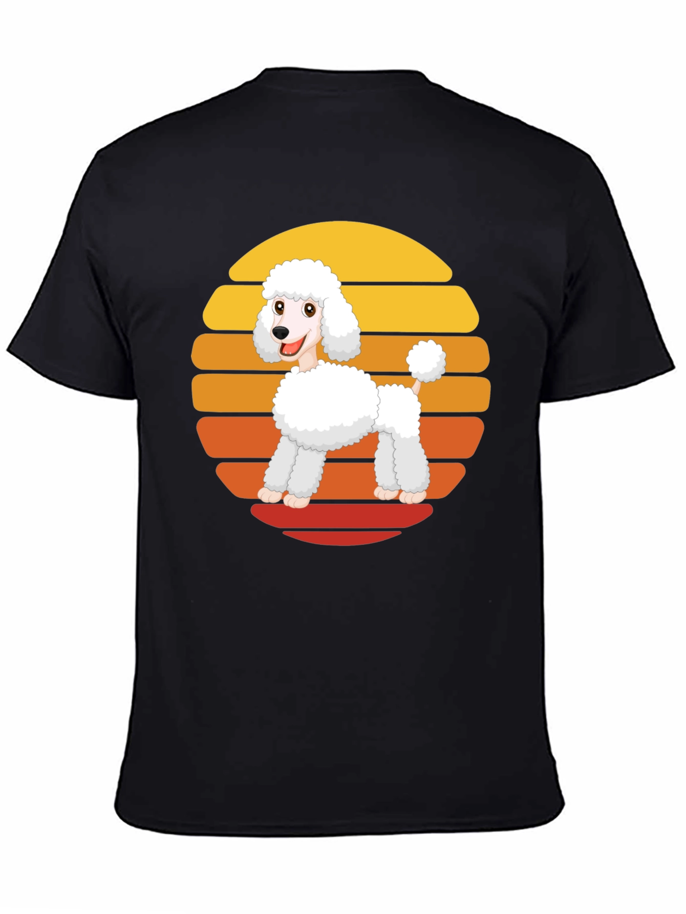 Poodle Sunset Graphic Tee
