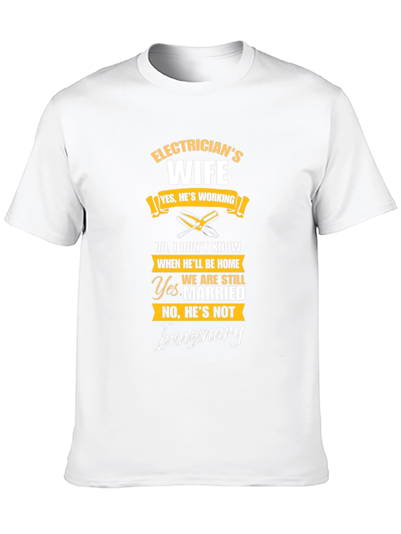 Electricians Wife Novelty Graphic T-Shirt