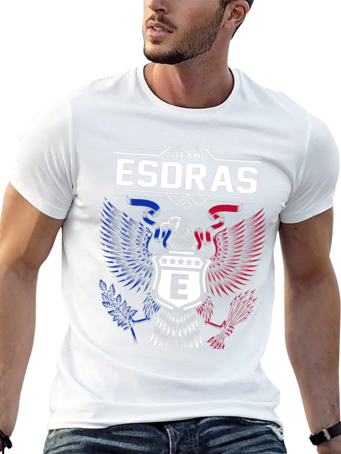 Team Esdras Eagle Crest Graphic T-Shirt