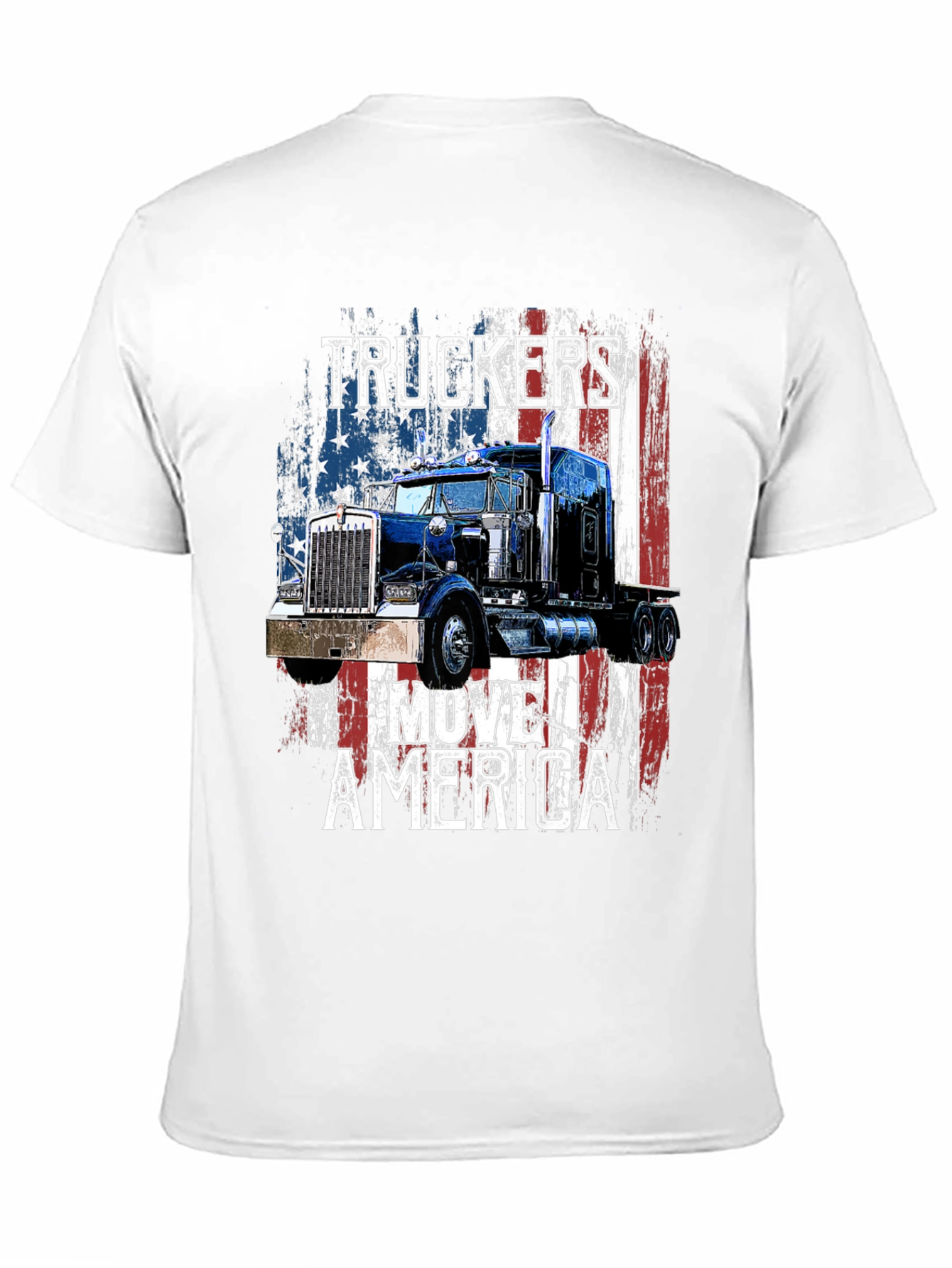 Truckers Move America Patriotic T-Shirt