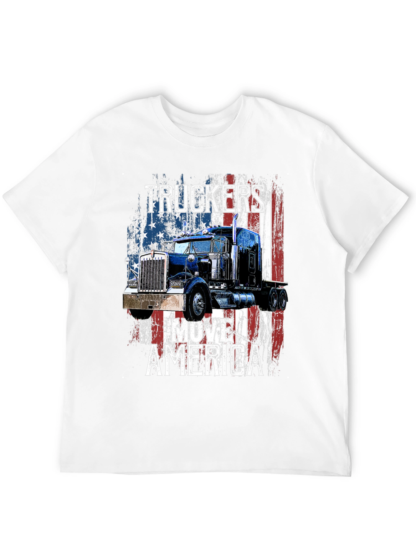 Truckers Move America Patriotic T-Shirt