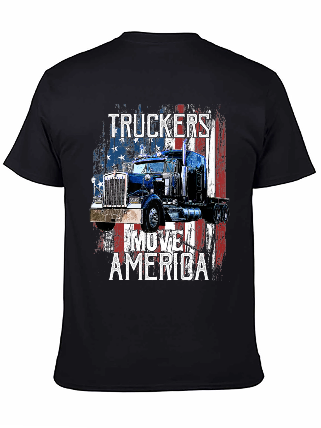 Truckers Move America Patriotic T-Shirt
