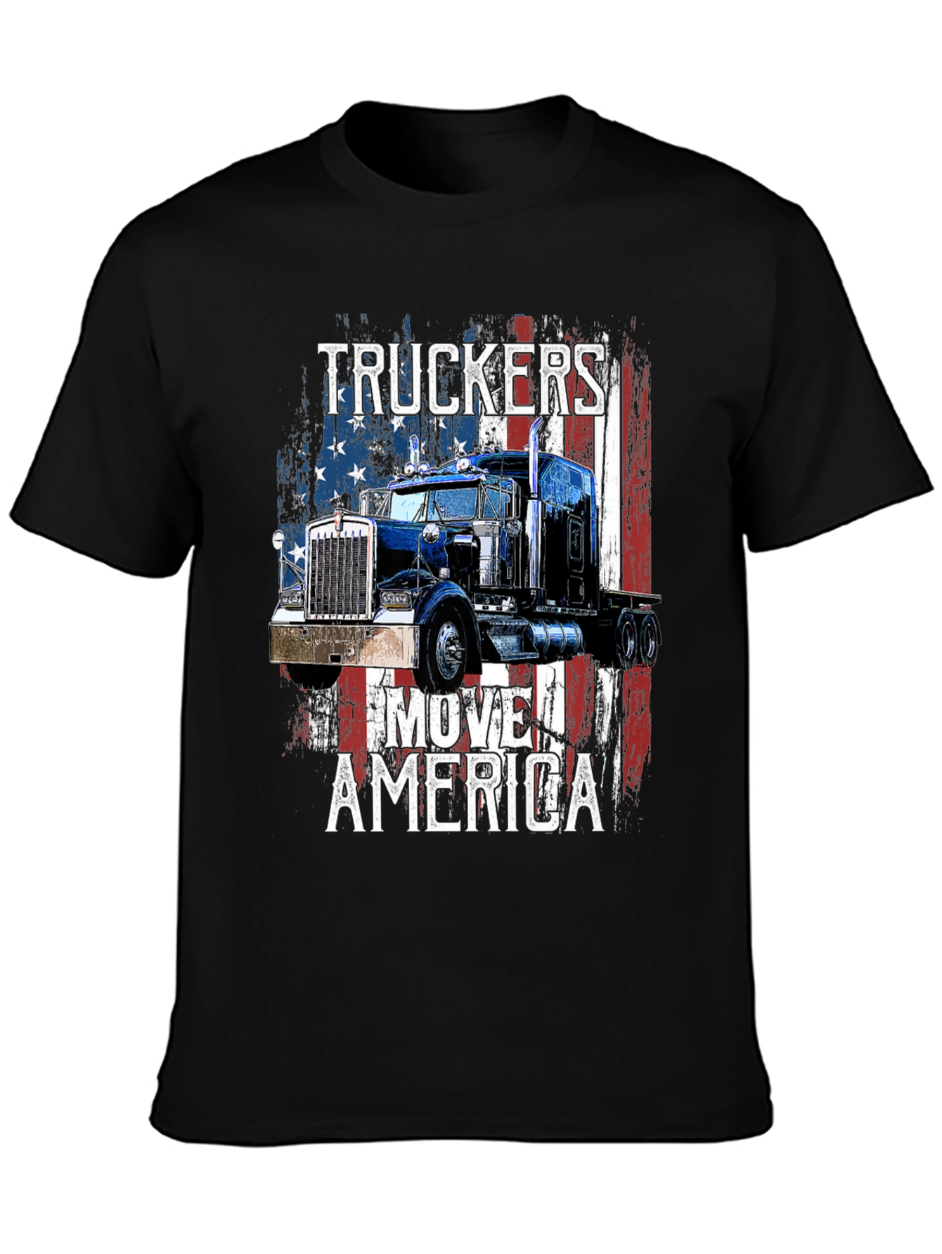 Truckers Move America Patriotic T-Shirt