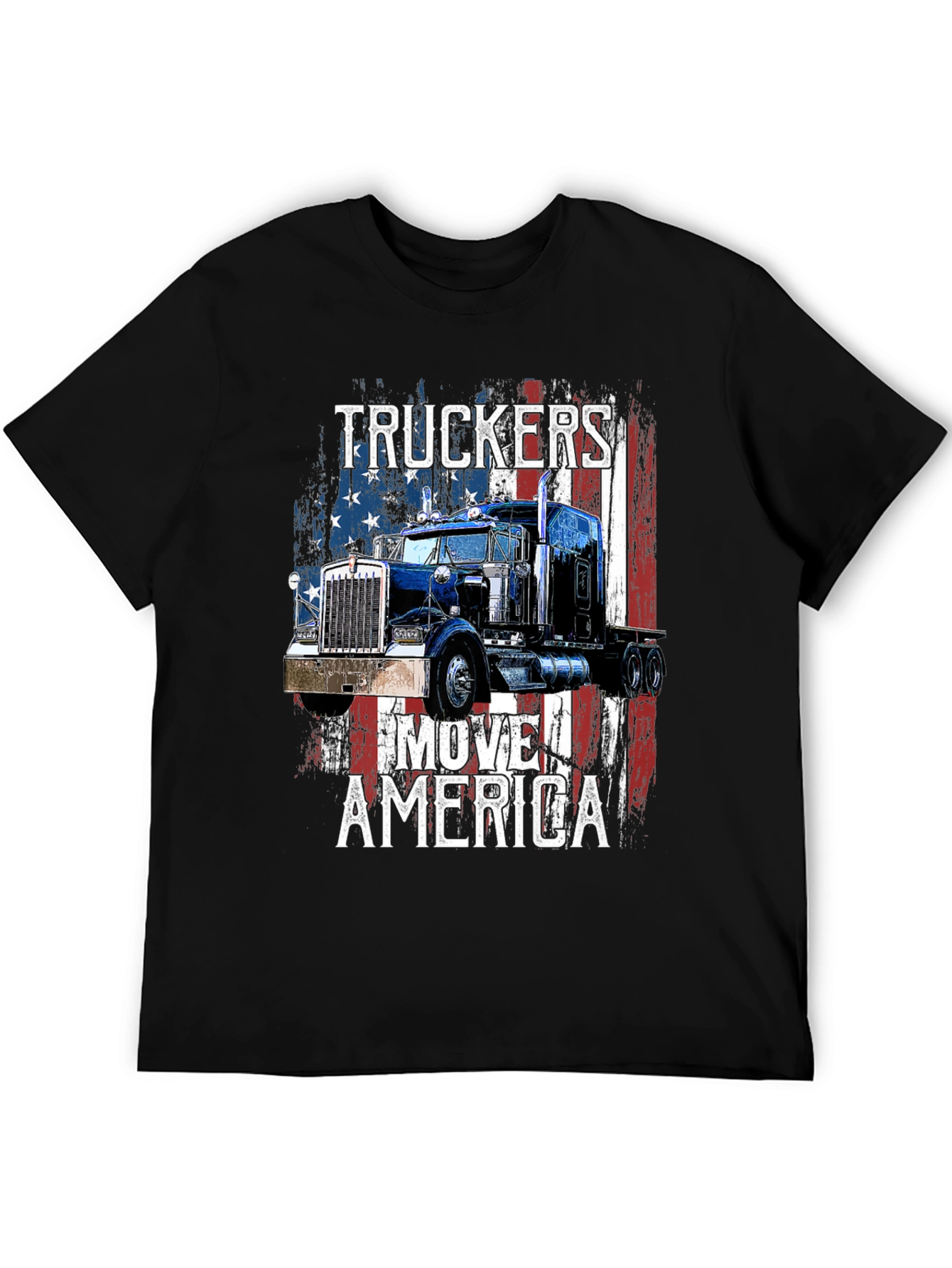 Truckers Move America Patriotic T-Shirt