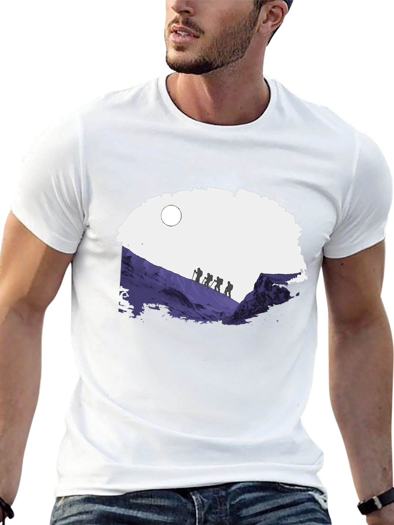 Mountain Hiking Graphic T-Shirt