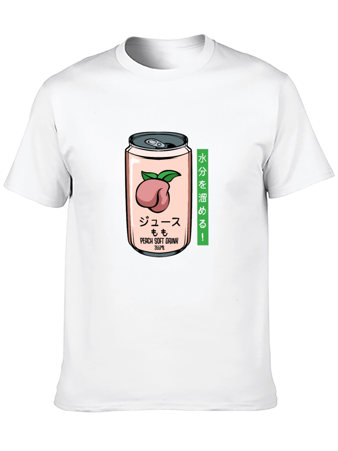 Peach Soft Drink T-Shirt - Japanese Aesthetic