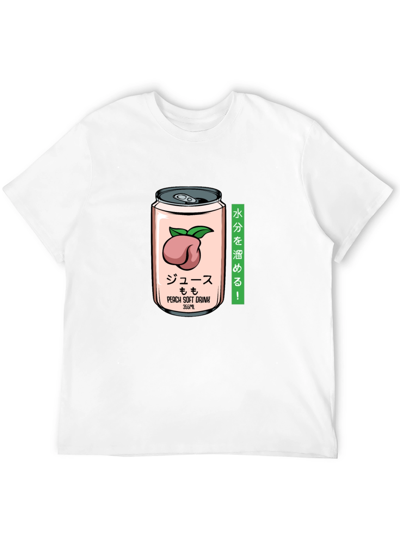 Peach Soft Drink T-Shirt - Japanese Aesthetic