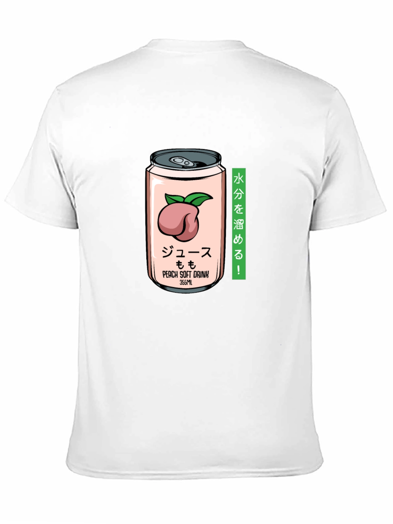 Peach Soft Drink T-Shirt - Japanese Aesthetic