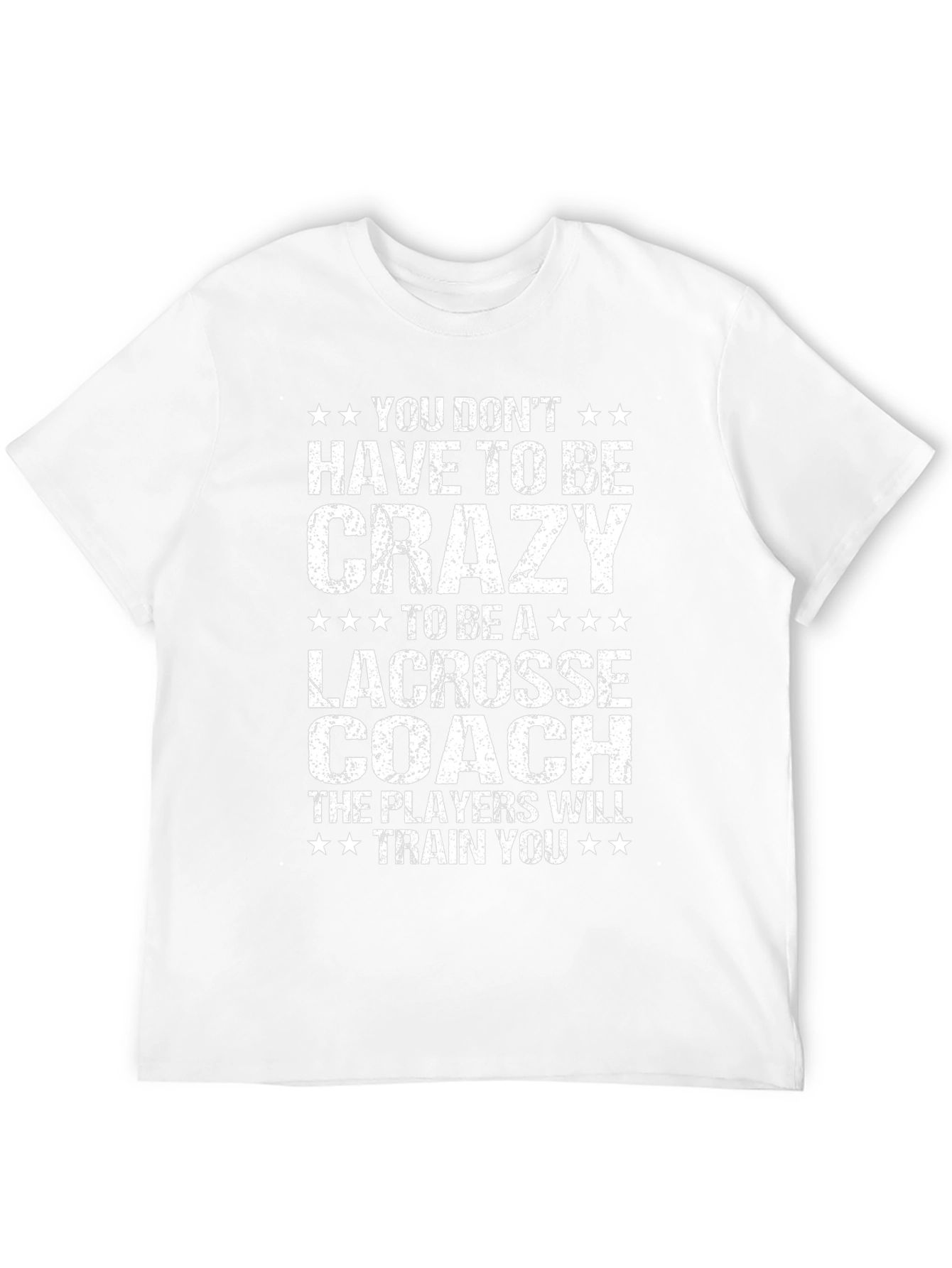 Crazy Lacrosse Coach T-Shirt - Funny Sports Tee