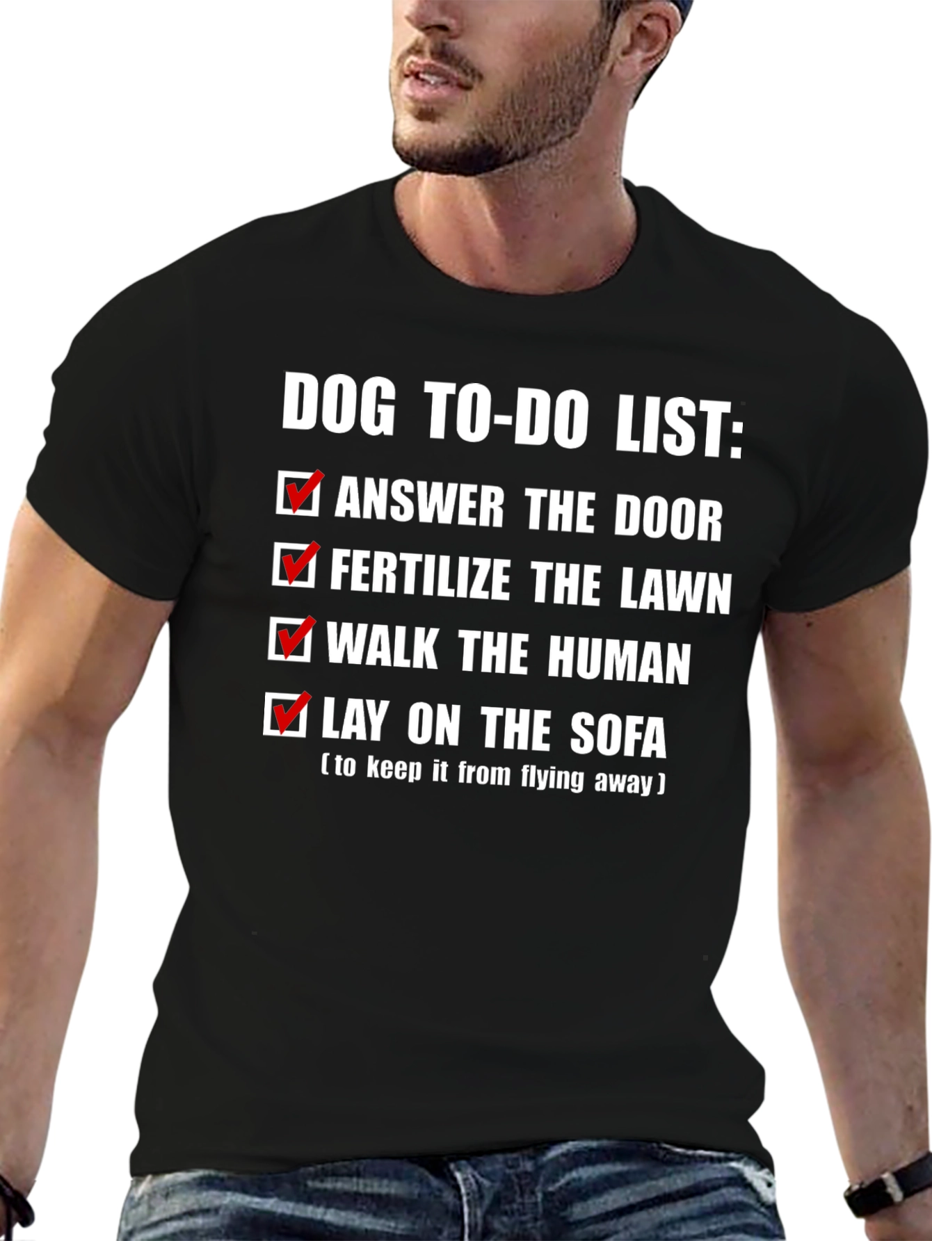Dog To-Do List Novelty T-Shirt