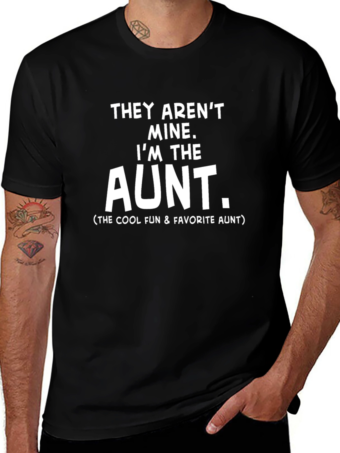 Funny Aunt T-Shirt - They Arent Mine!
