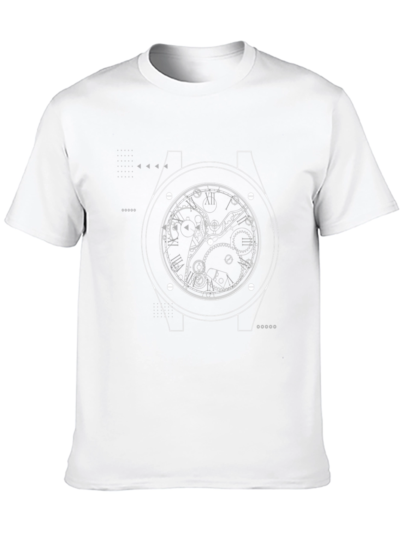 Blueprint Watch Graphic T-Shirt - Stylish Black Tee