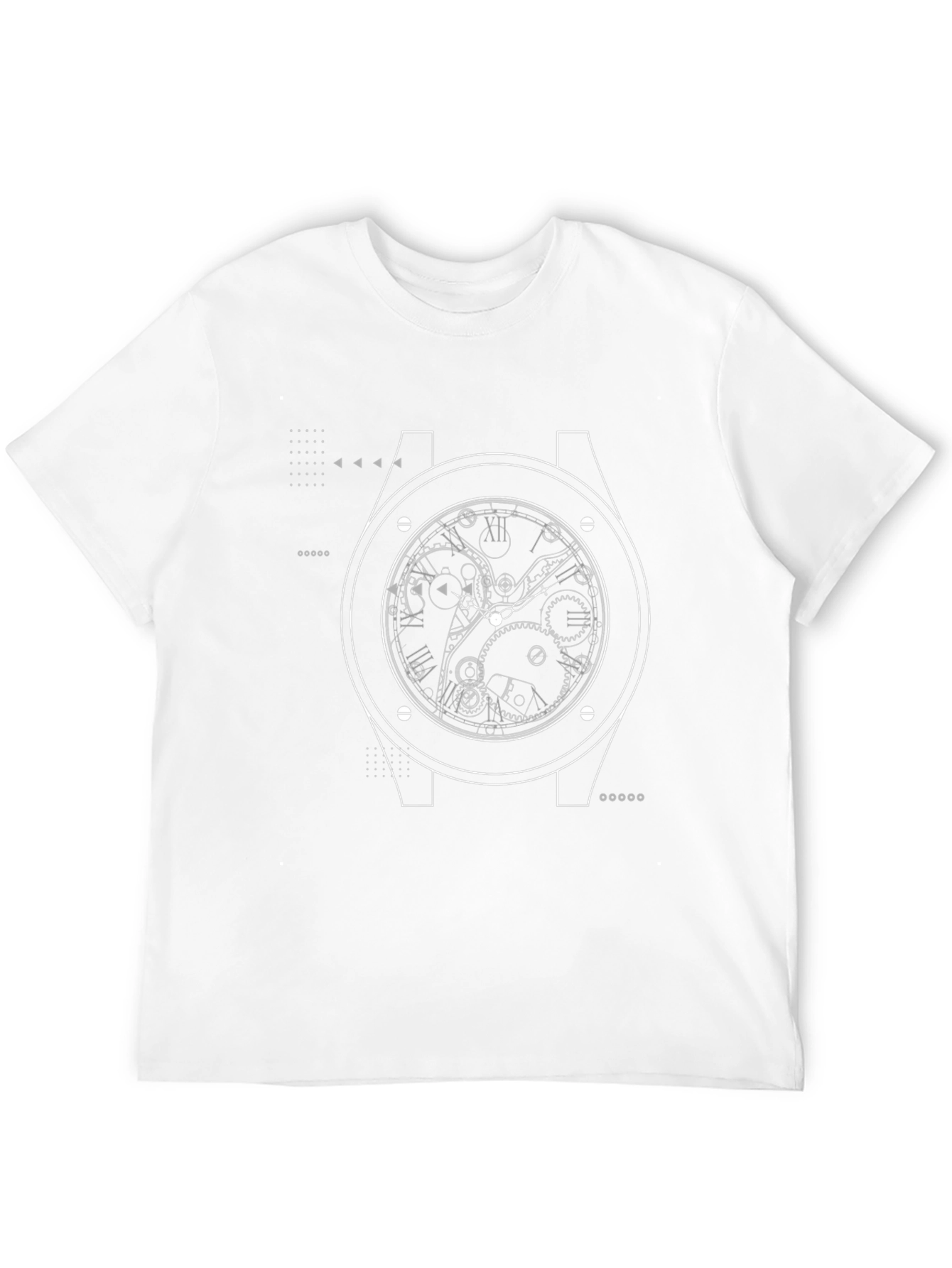 Blueprint Watch Graphic T-Shirt - Stylish Black Tee