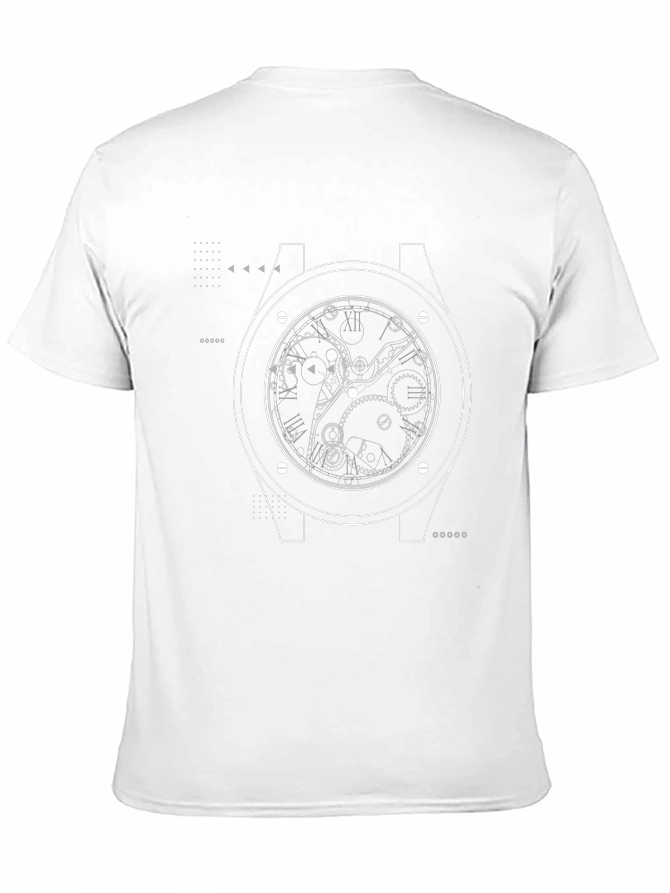 Blueprint Watch Graphic T-Shirt - Stylish Black Tee