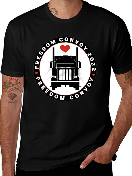 Freedom Convoy 2022 Black T-Shirt