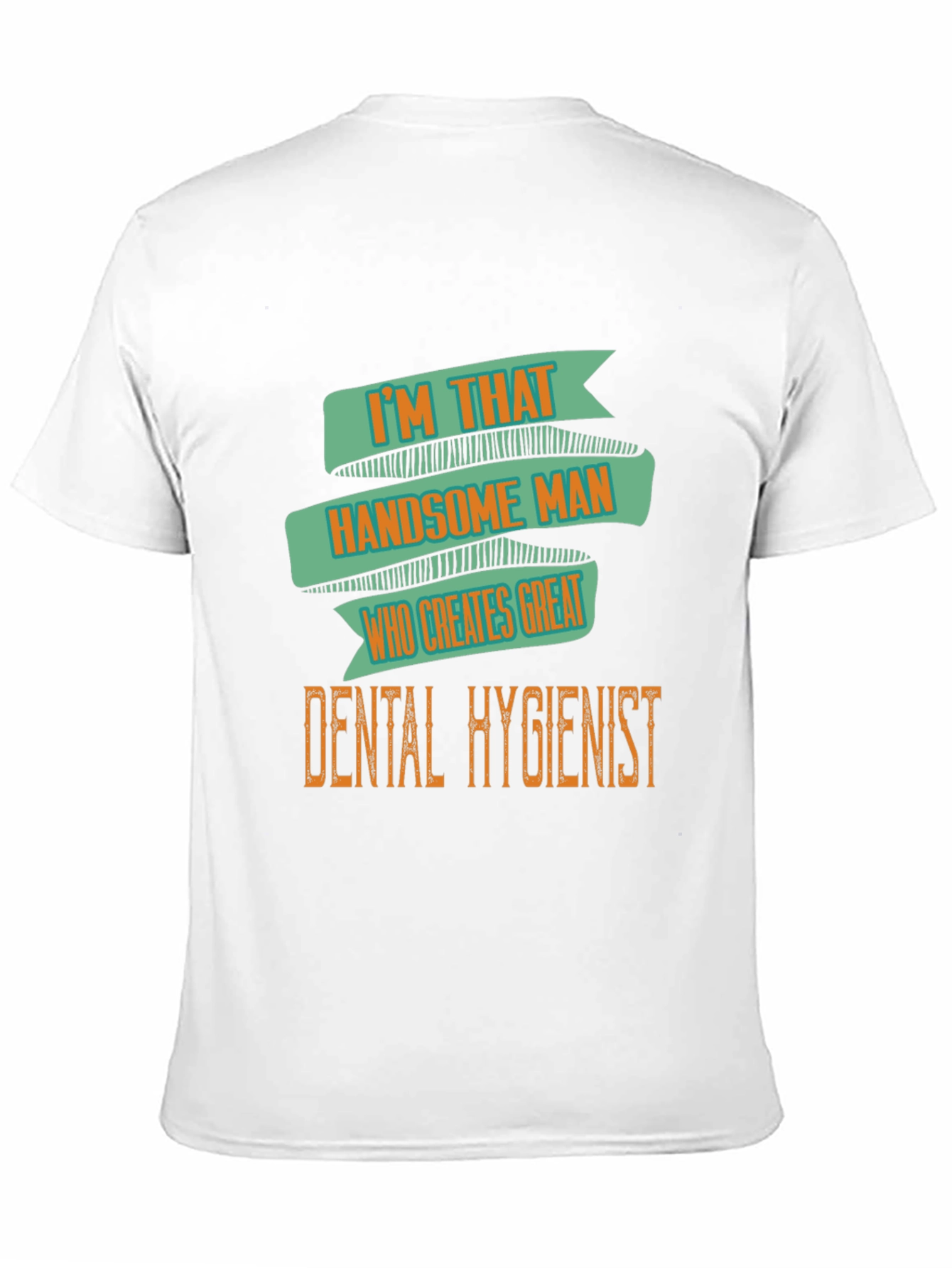 Handsome Dental Hygienist Mens Black T-Shirt