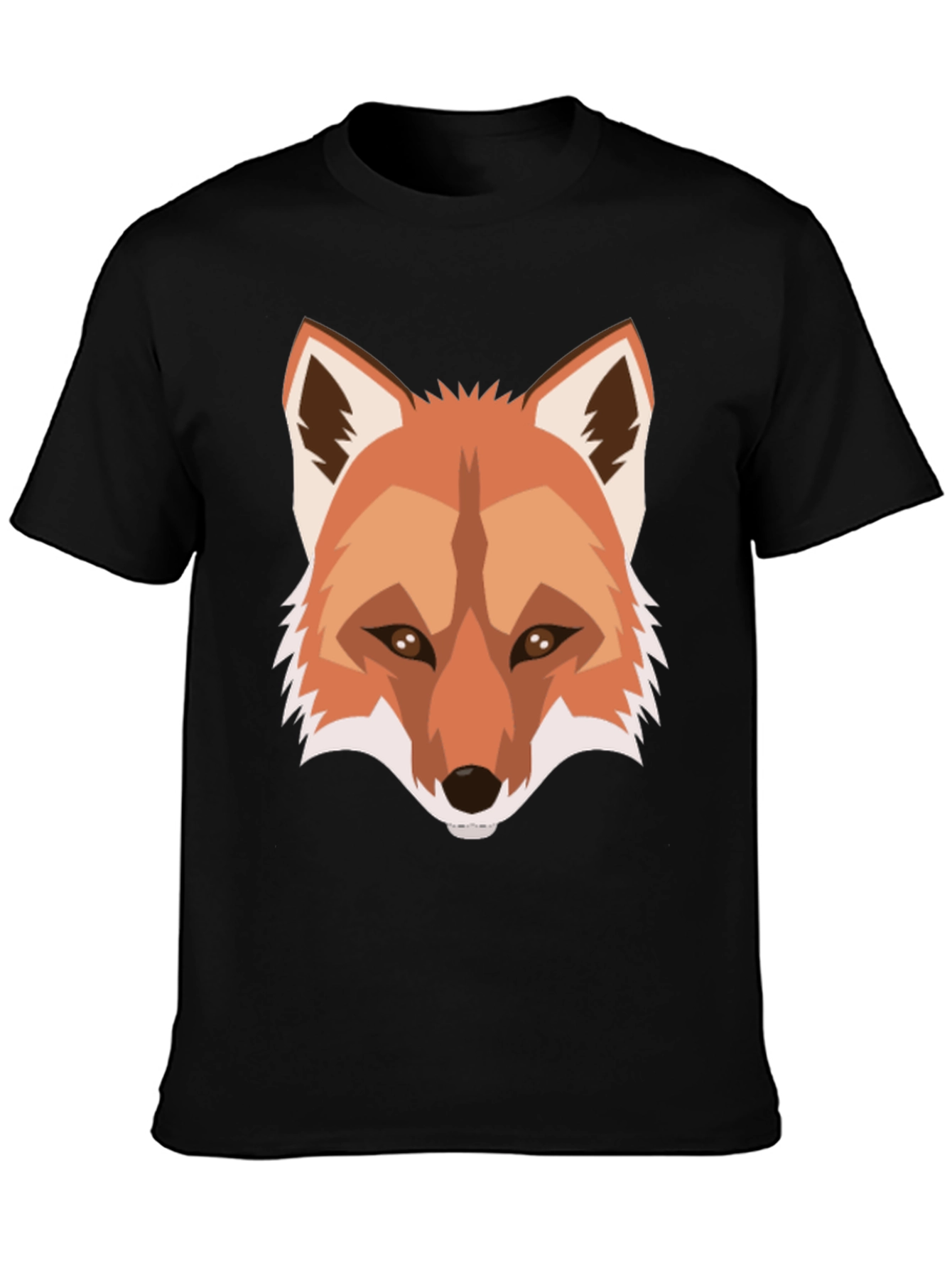 Fox Graphic Tee - Stylish Animal Print T-Shirt