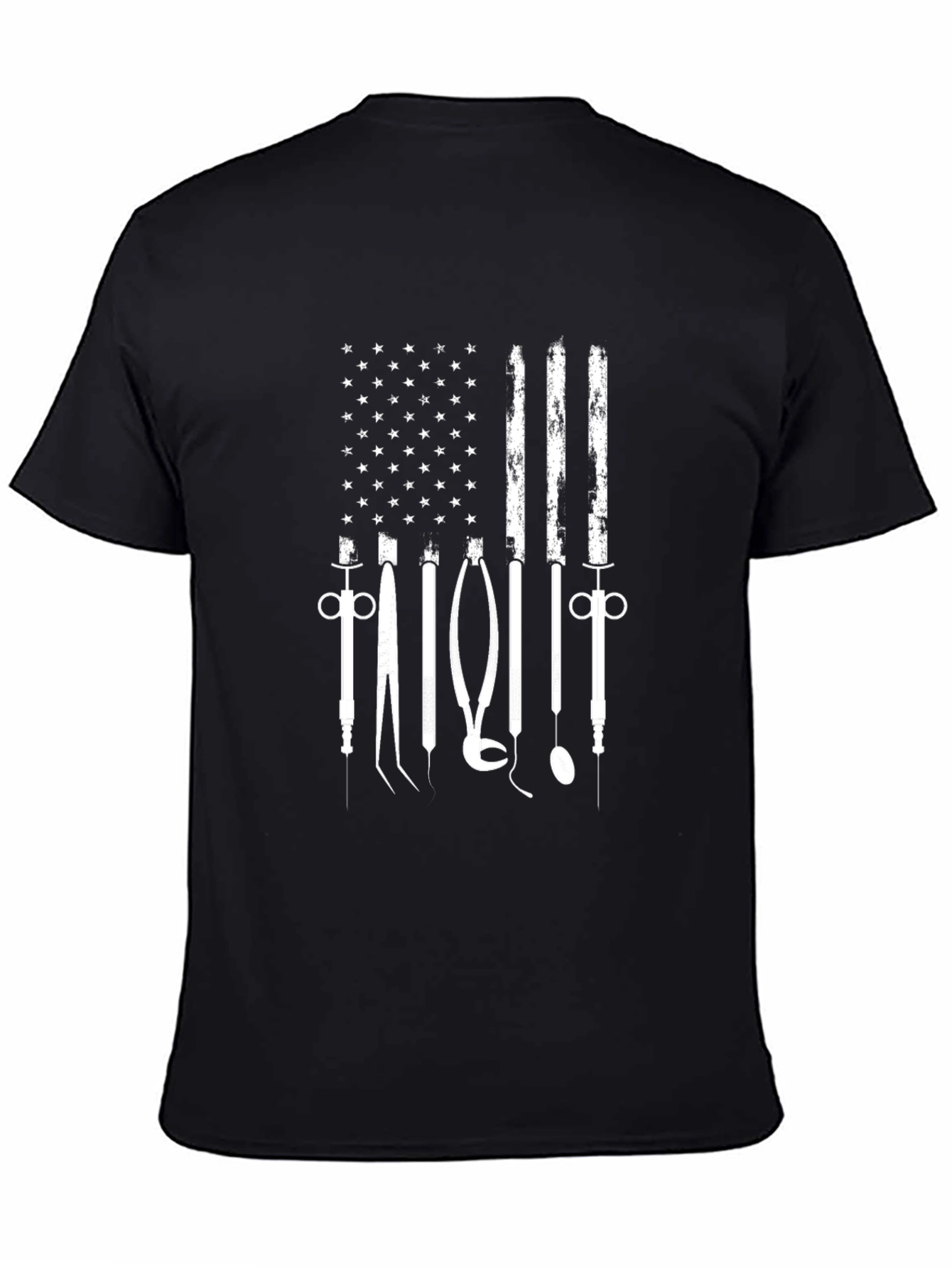 Dental American Flag Graphic T-Shirt