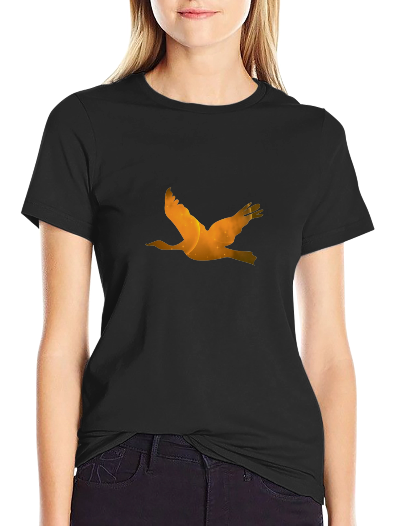 Golden Goose Graphic Black T-Shirt