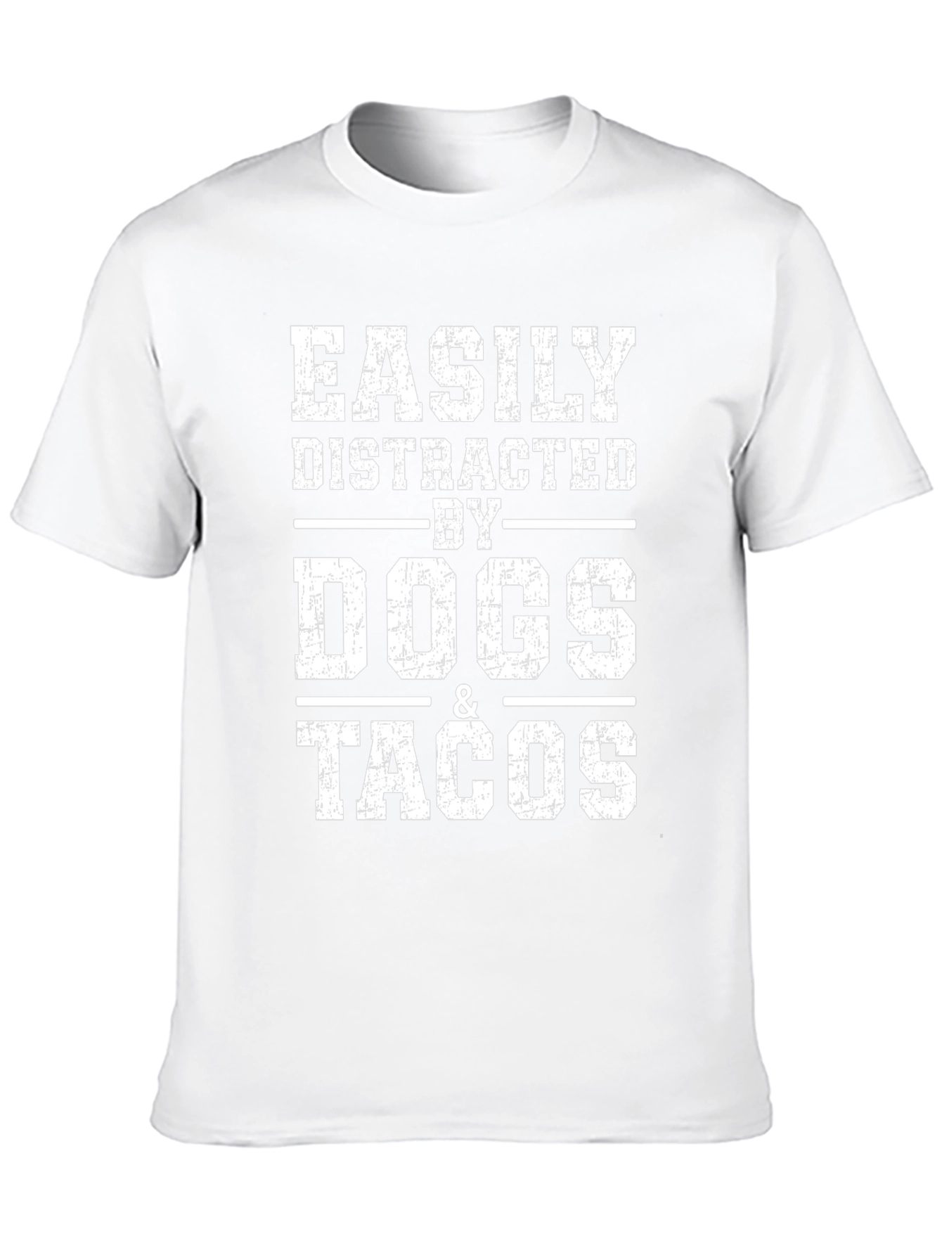 Easily Distracted by Dogs & Tacos Graphic Tee