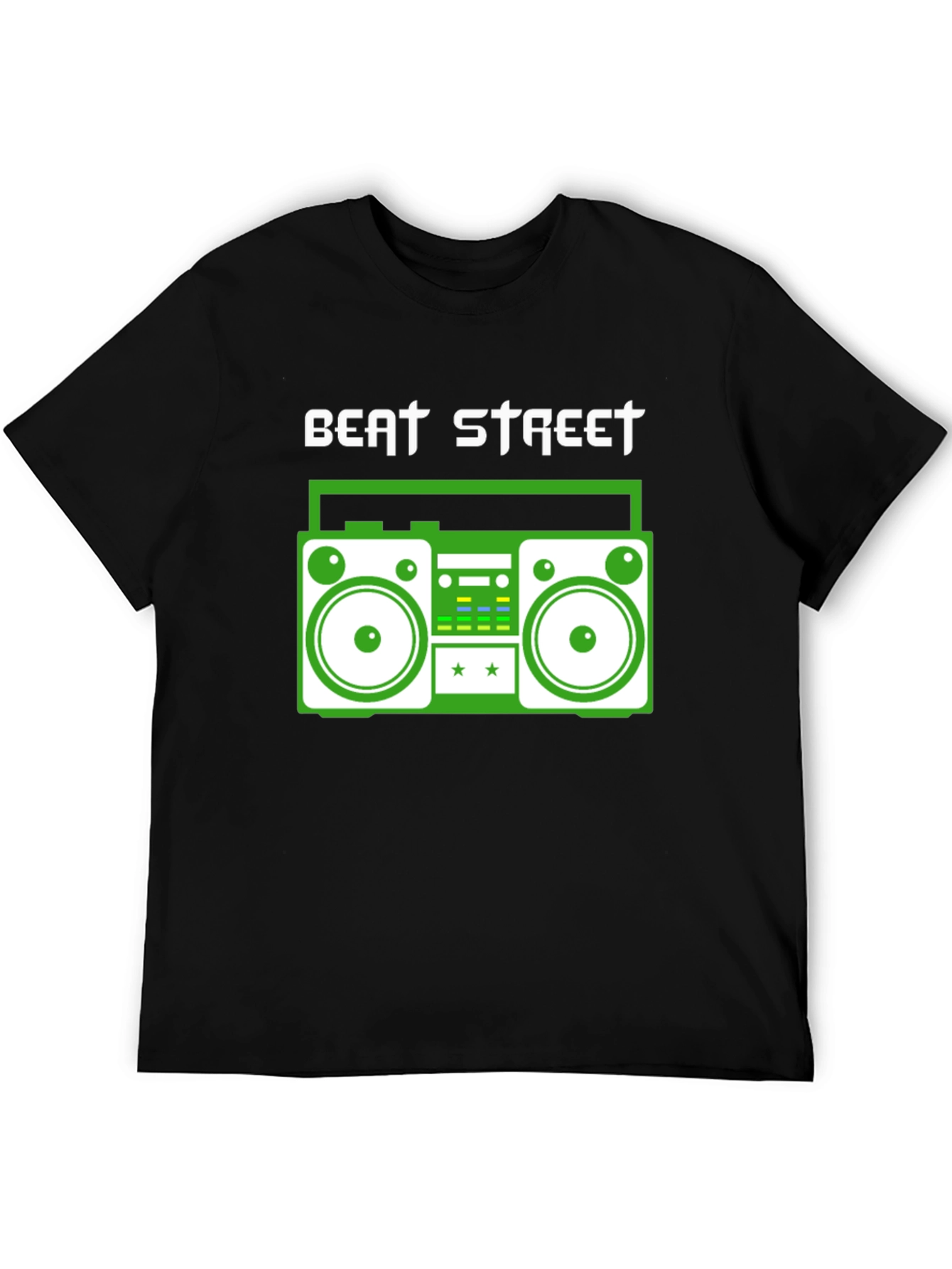 Beat Street Graphic Tee - Retro Boombox Design