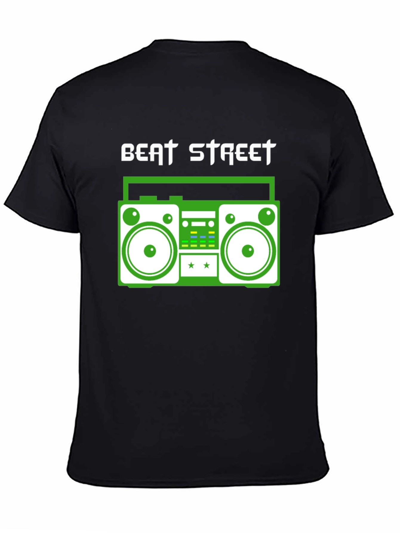 Beat Street Graphic Tee - Retro Boombox Design