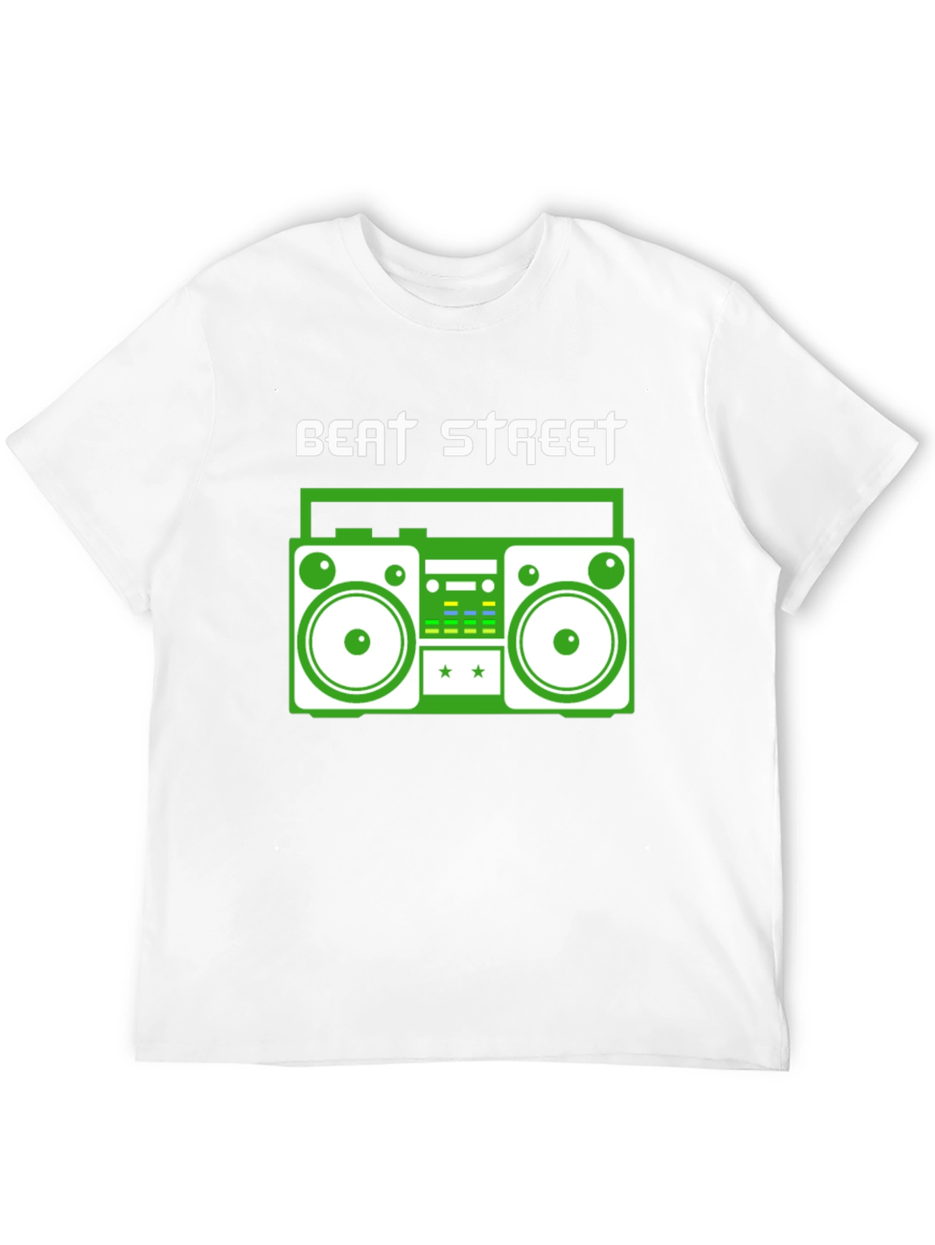 Beat Street Graphic Tee - Retro Boombox Design
