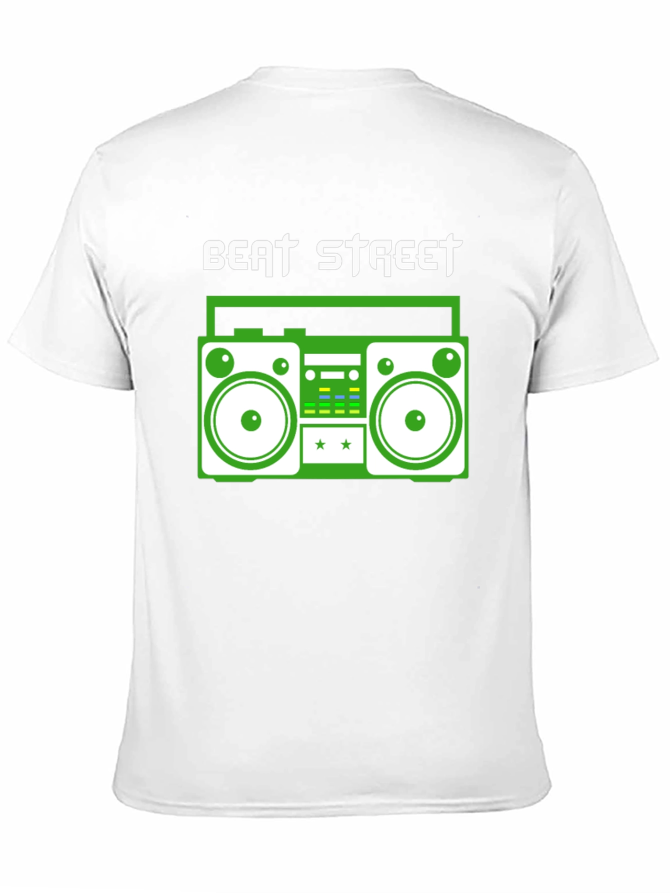 Beat Street Graphic Tee - Retro Boombox Design