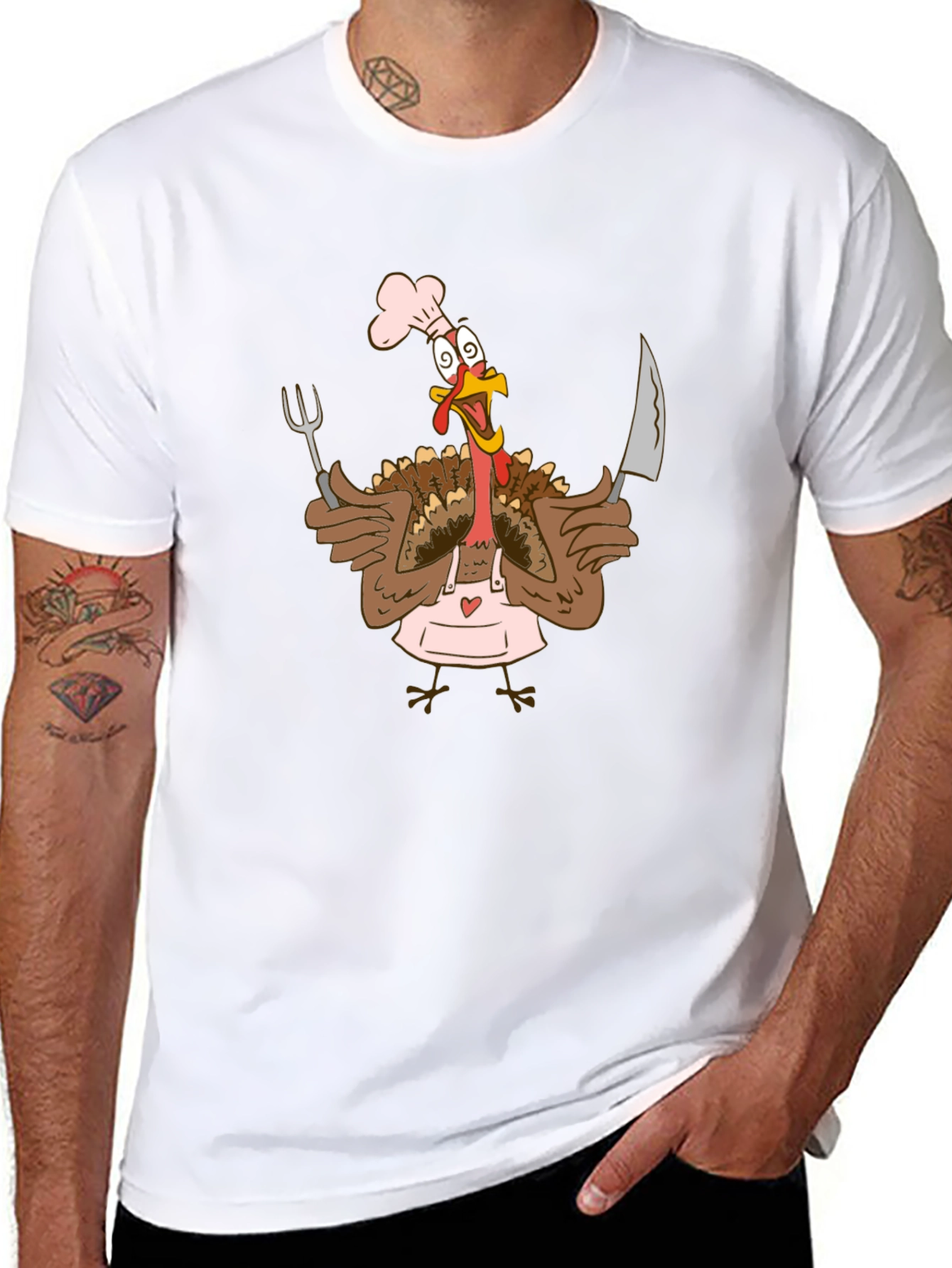 Chef Turkey T-Shirt - Thanksgiving Humor