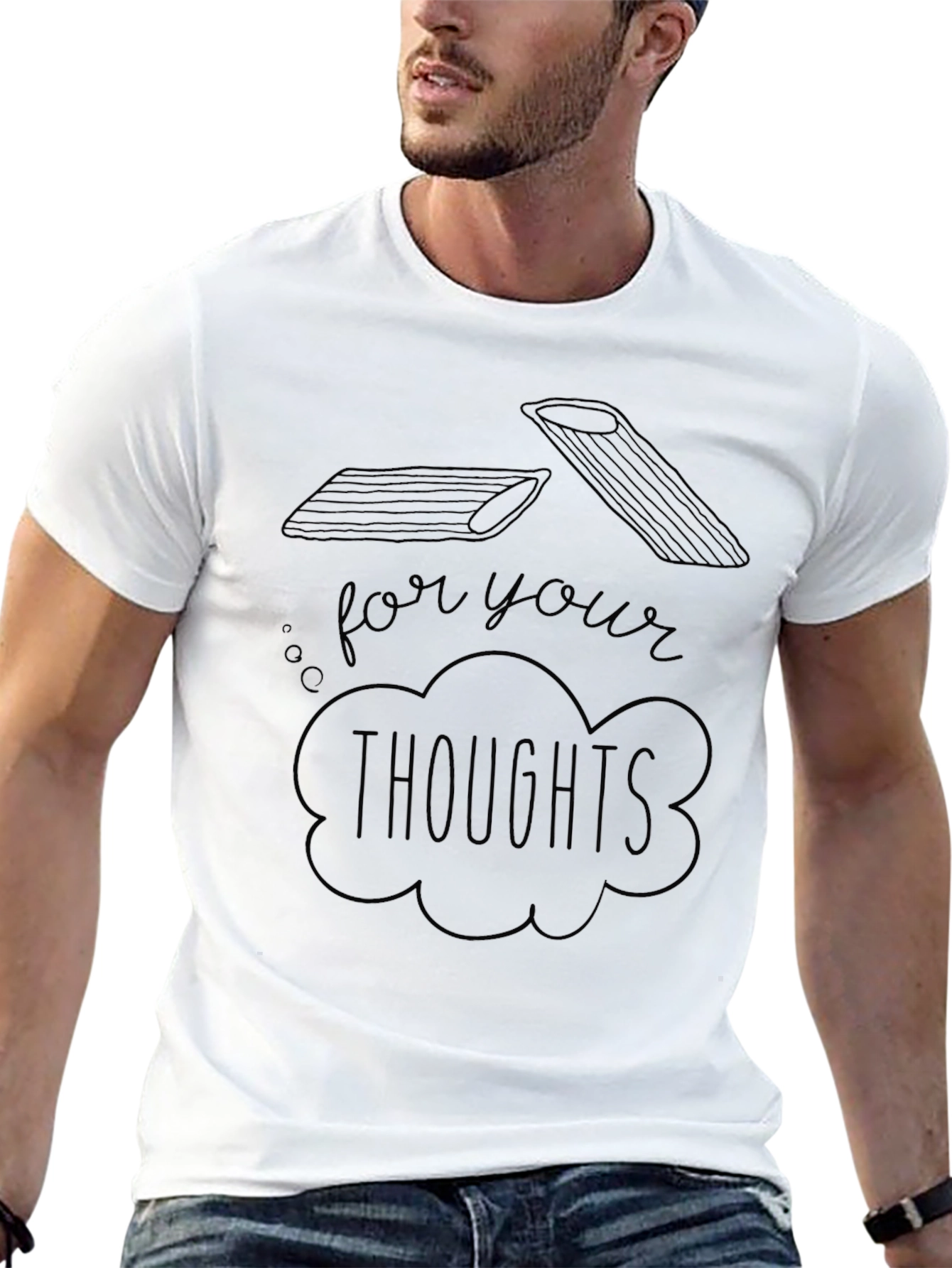 Pasta for Your Thoughts Graphic T-Shirt
