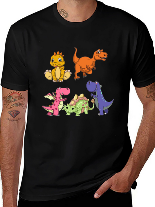 Dino Crew Black T-Shirt