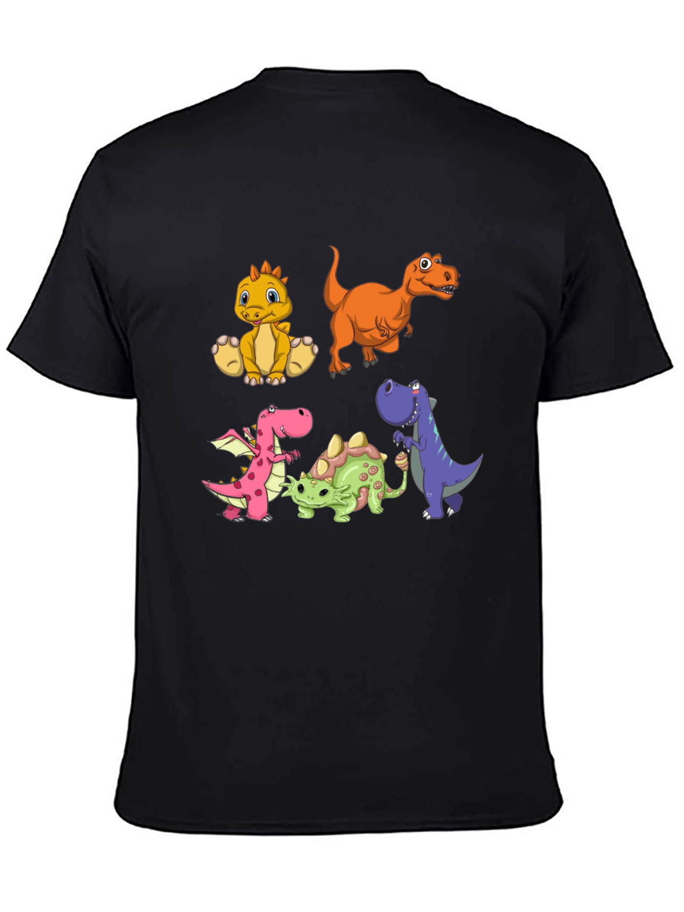 Dino Crew Black T-Shirt