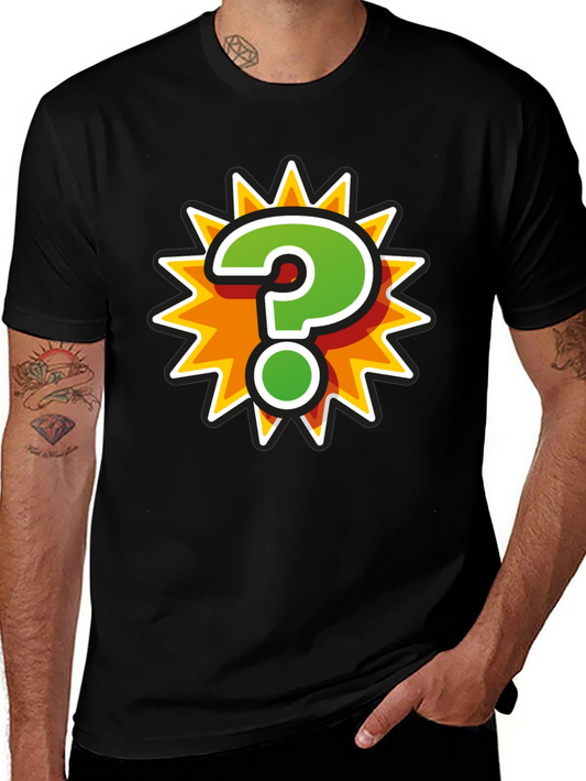 Question Mark Burst Graphic Tee