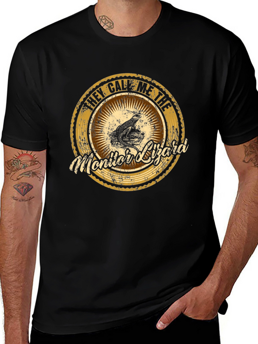 They Call Me The Monitor Lizard Black T-Shirt