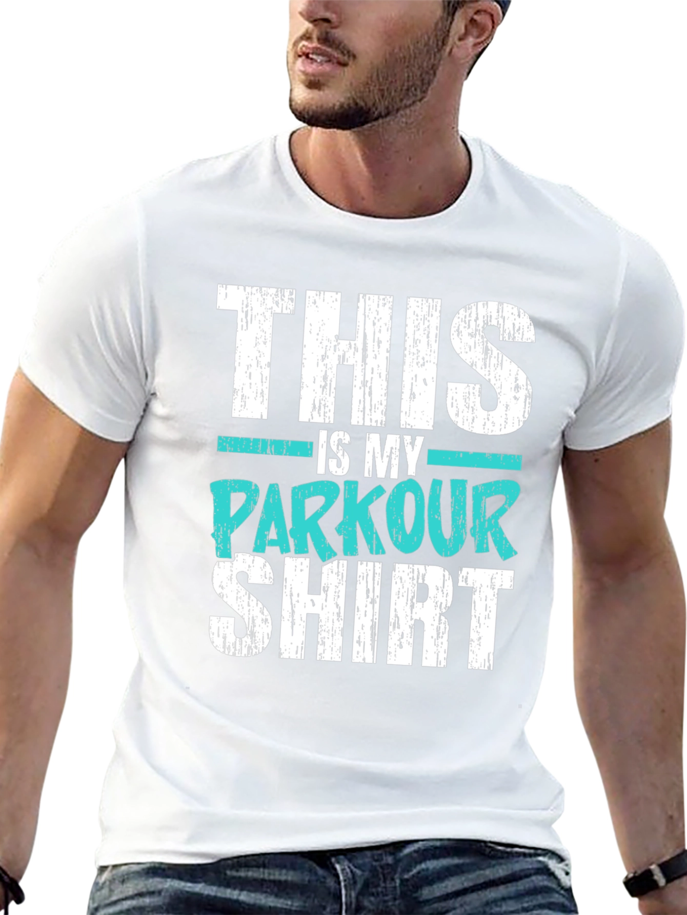 This is My Parkour Shirt - Black Graphic Tee