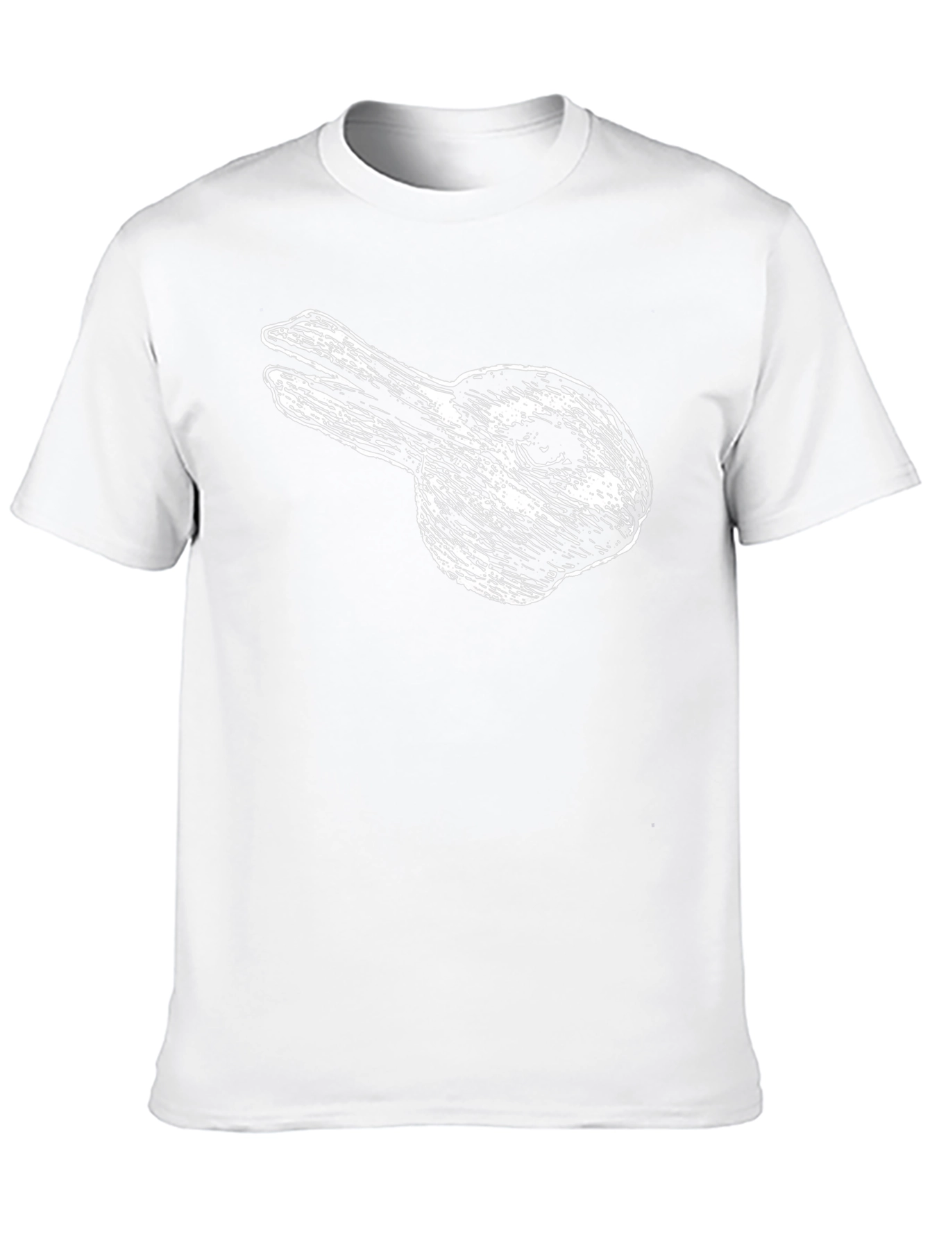 Rabbit Duck Illusion T-Shirt - Optical Brain Teaser Tee