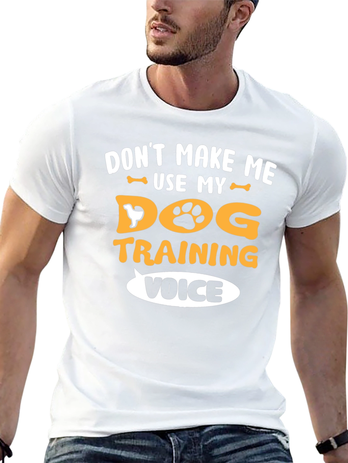 Dog Training Voice T-Shirt - Funny Dog Lover Tee
