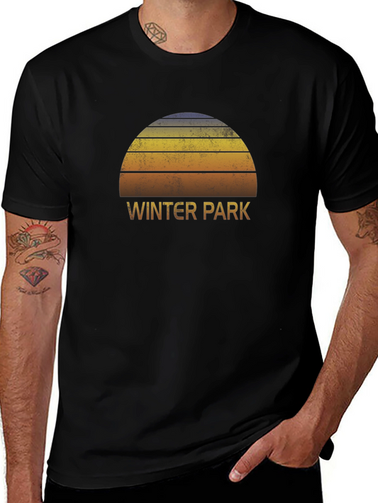 Winter Park Vintage Sunset Graphic Tee