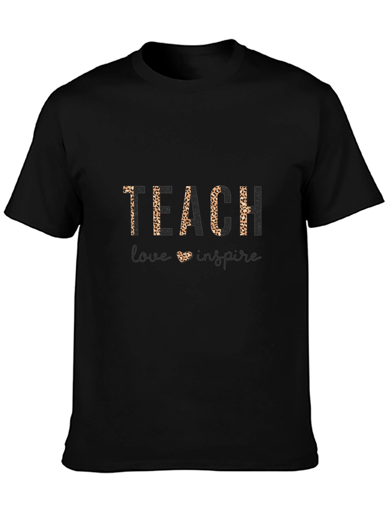 Leopard Print Teacher T-Shirt