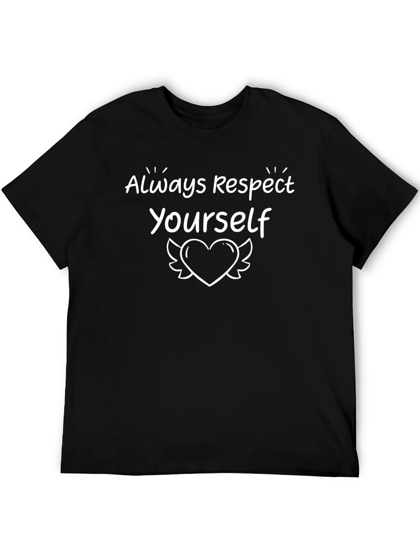 Respect Yourself Graphic Tee - Positive Message Shirt