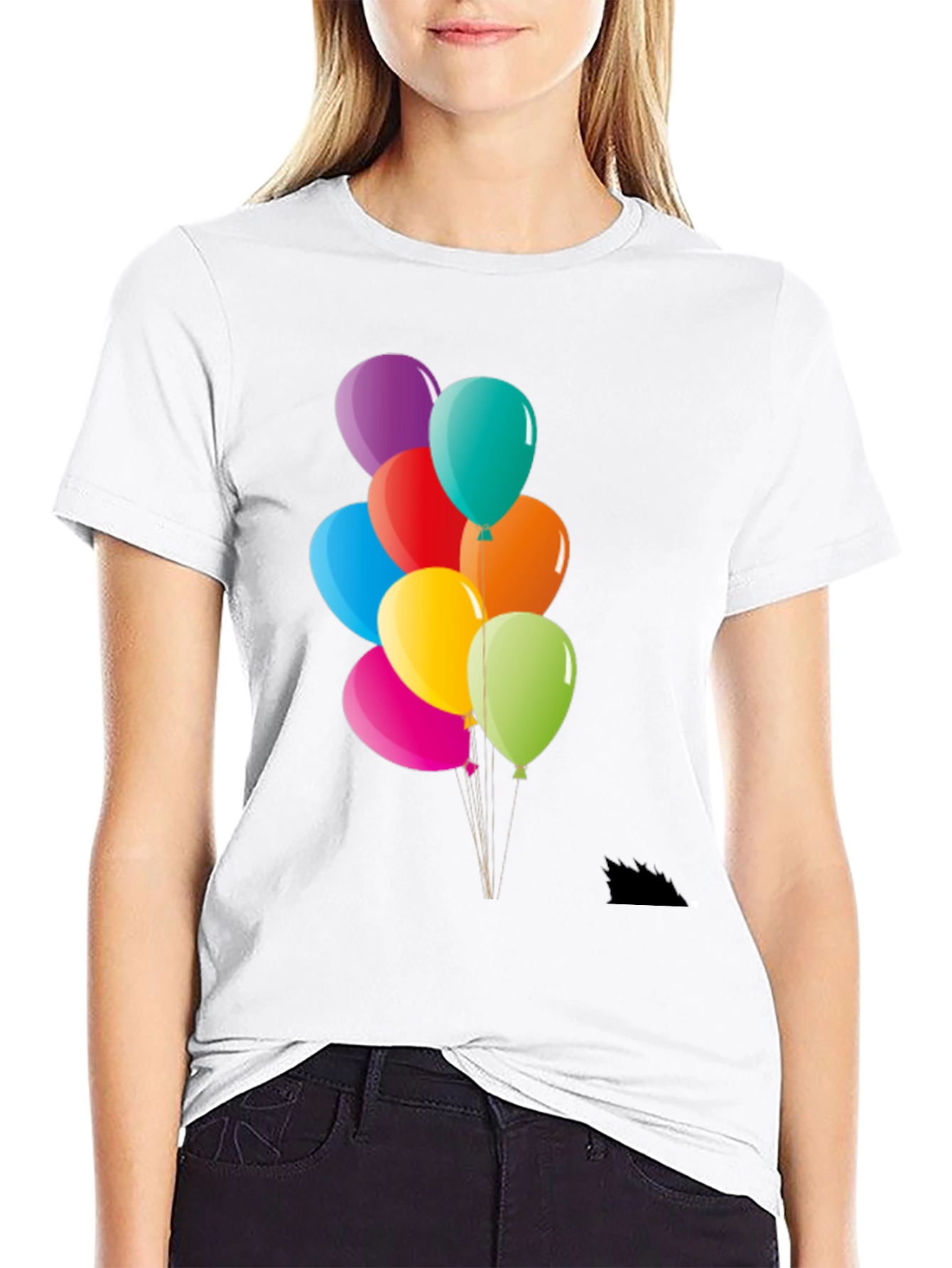 Colorful Balloons Graphic T-Shirt