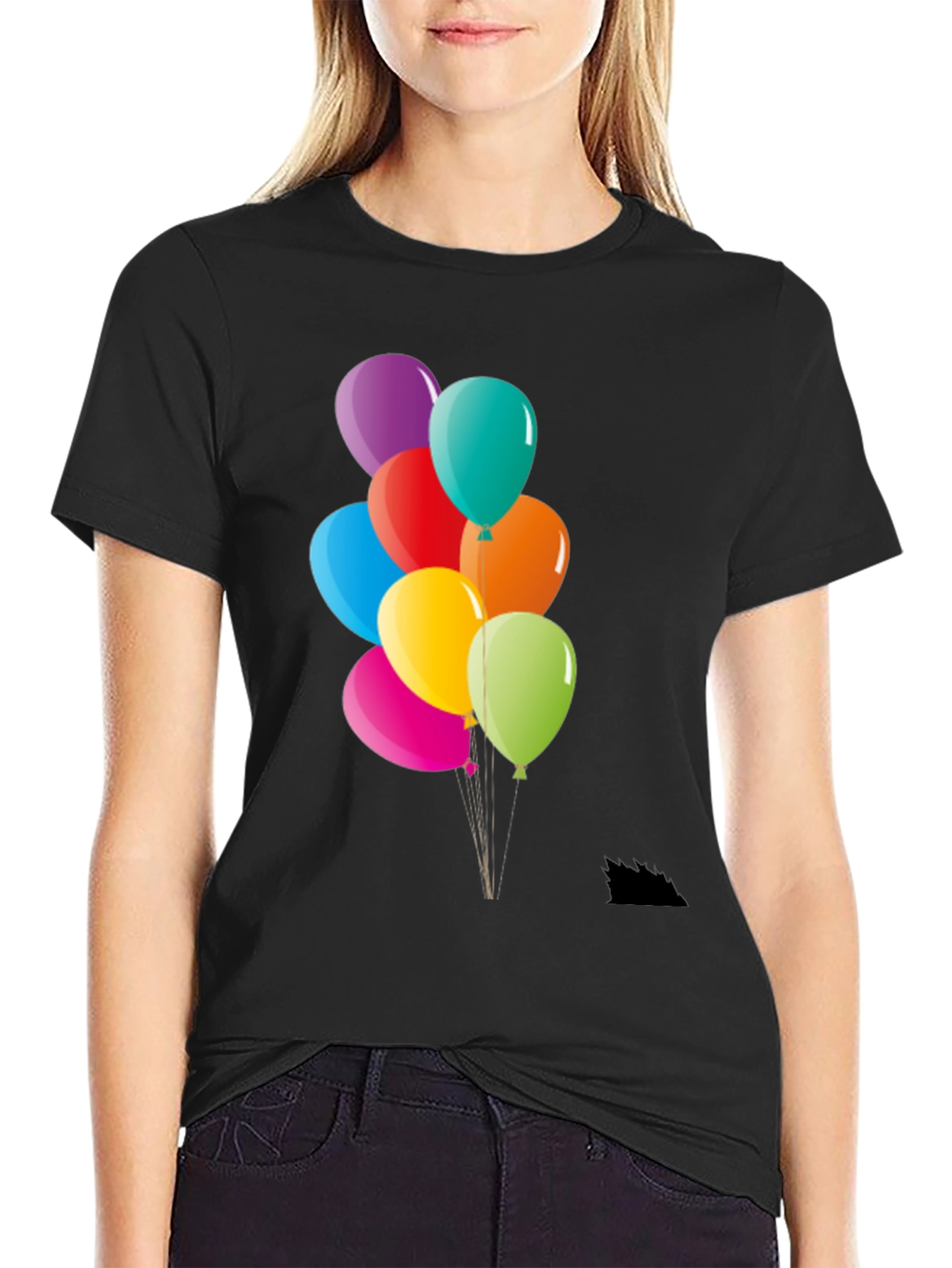 Colorful Balloons Graphic T-Shirt