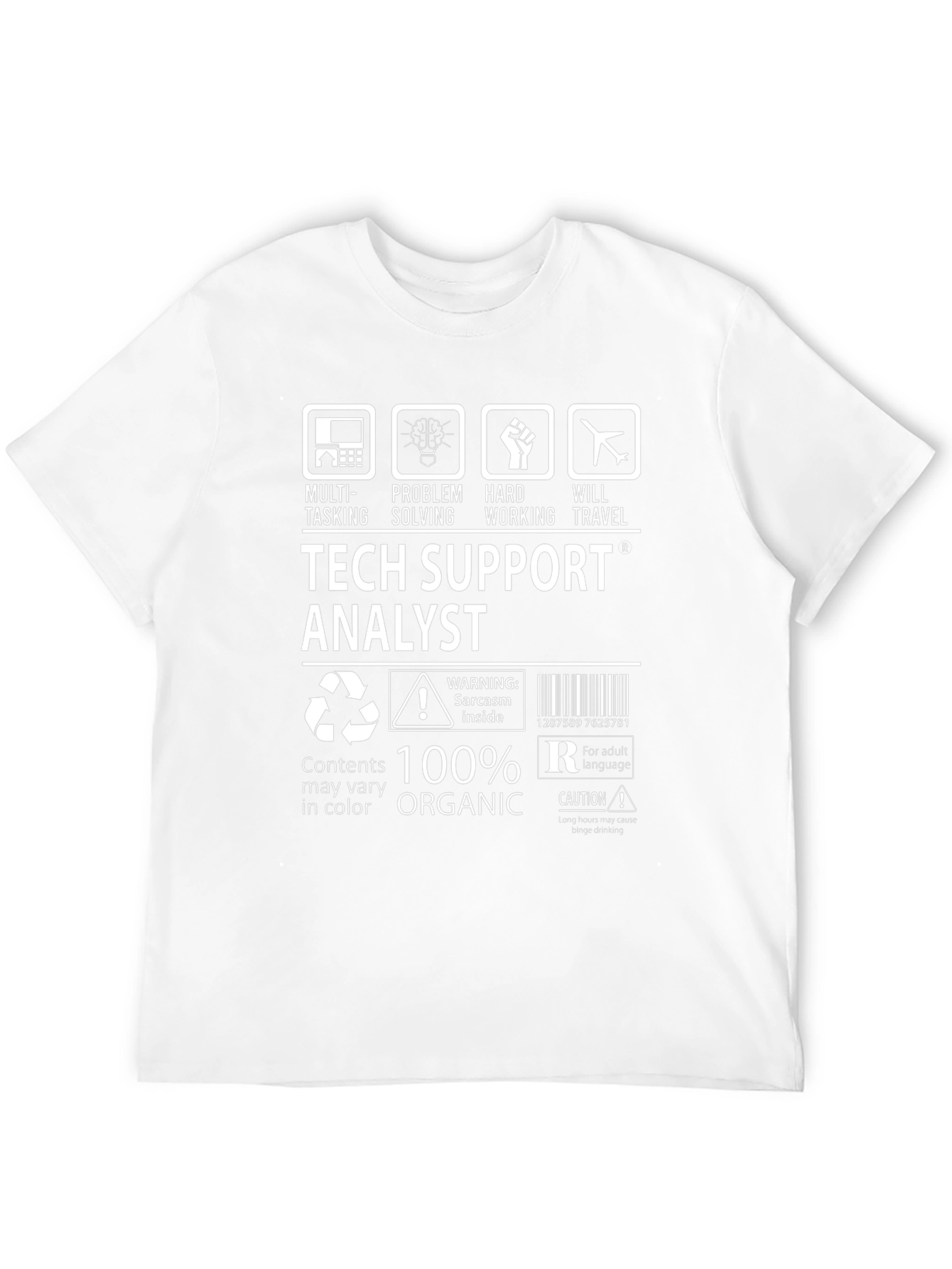 Tech Support Analyst Graphic Tee
