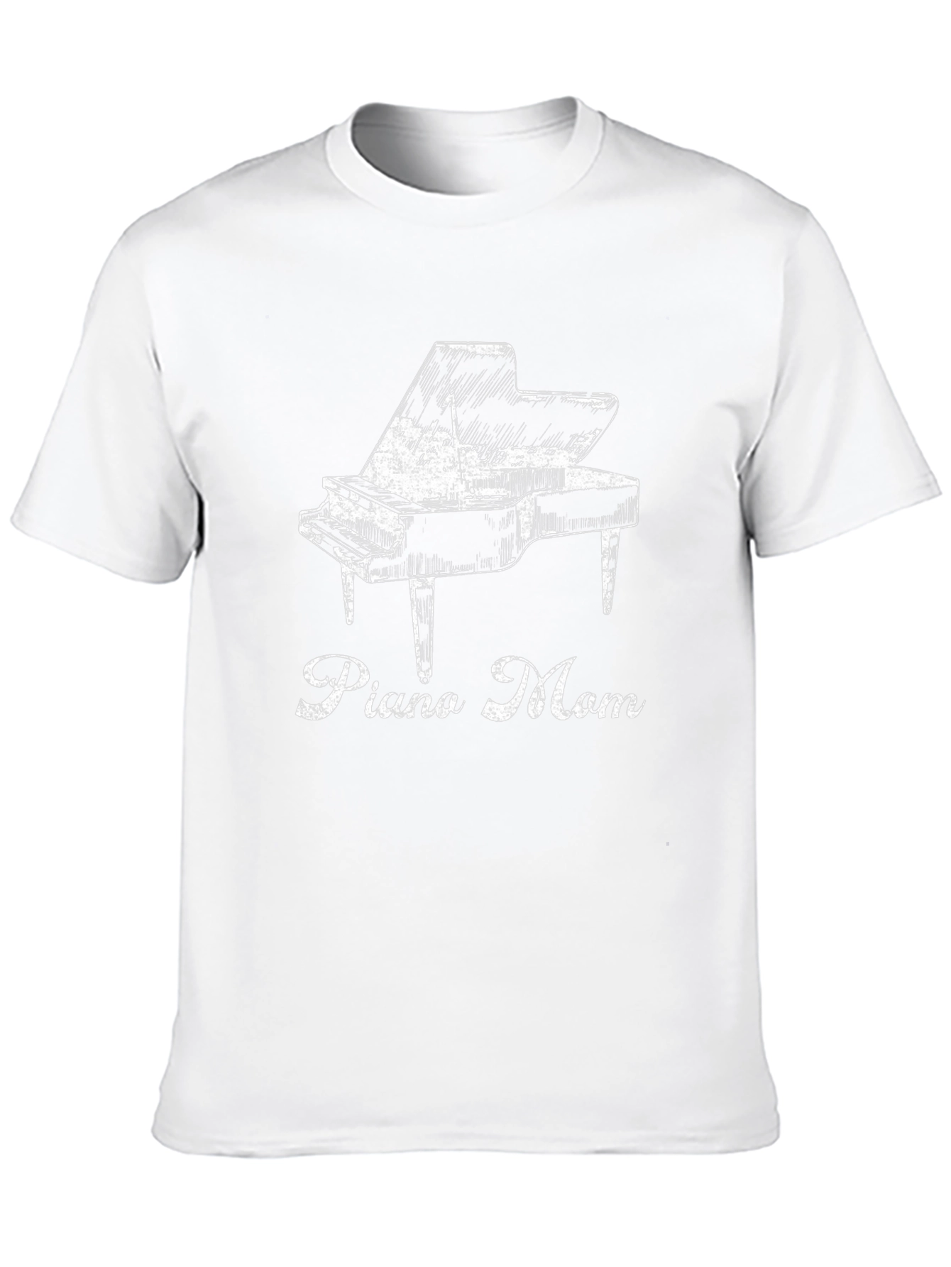 Piano Mom T-Shirt - Musical Gift for Mothers